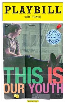This is Our Youth Limited Edition Official Opening Night Playbill 